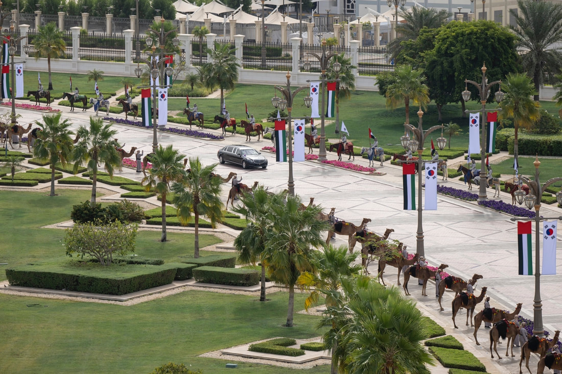 South Korea State Visit UAE, Cavalcade