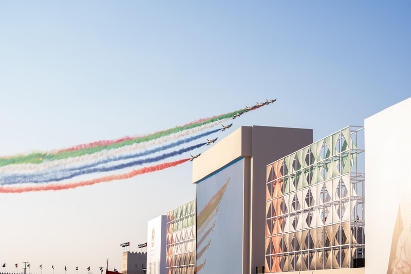 Fly over at the Union Parade, Sheikh Zayed Festival, Al Wathba