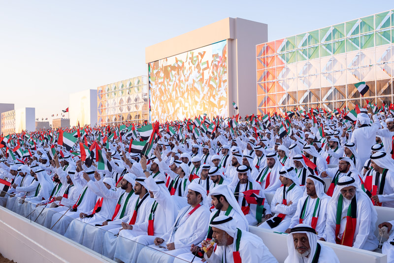 Crowds at the Union Parade, Sheikh Zayed Festival, Al Wathba